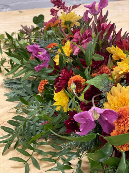 Casket arrangement from