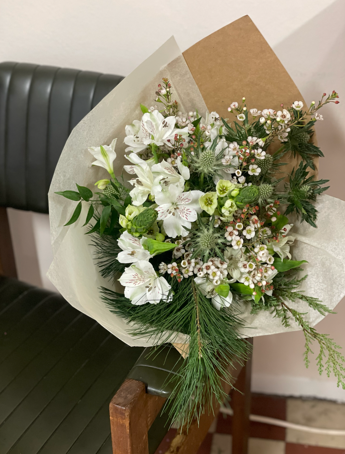 Condolence bouquet from